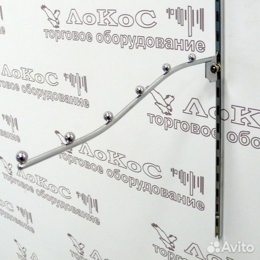 Кронштейн на стойку 6 шариков d6мм L300мм, хром