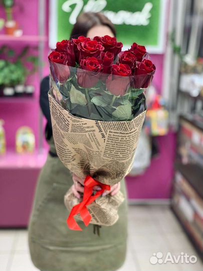 Цветы розы букет
