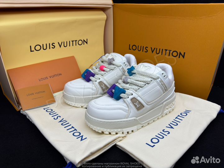 Кроссовки Louis Vuitton Trainer Maxi White