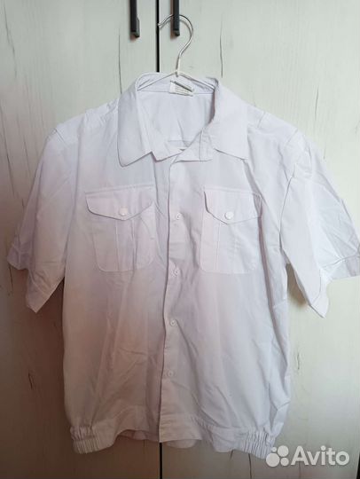 Кадетская рубашка белая