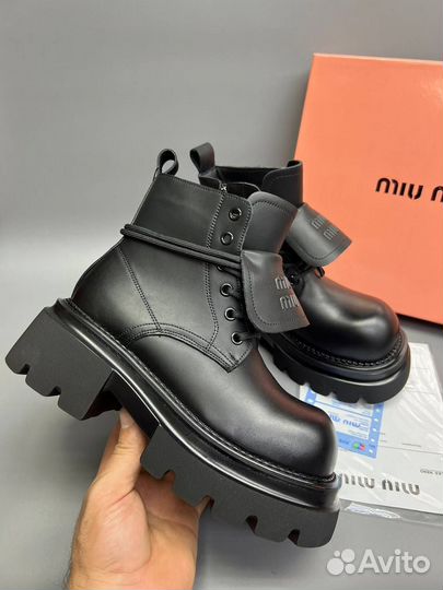 Ботинки Miu Miu Зимние С Мехом Размеры 36-40