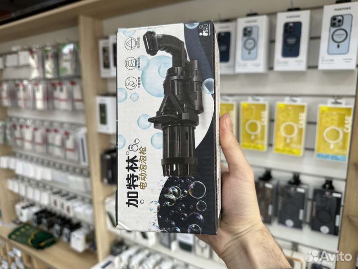 Пулемет пускает мыльные пузыри