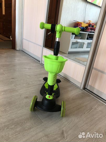 Детский самокат трансформер