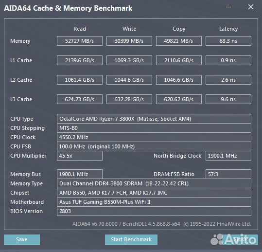 Процессор AMD Ryzen 7 3800X