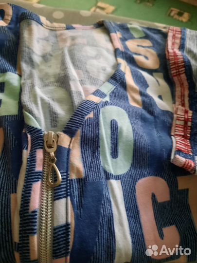 Трикотажные халаты большого размера