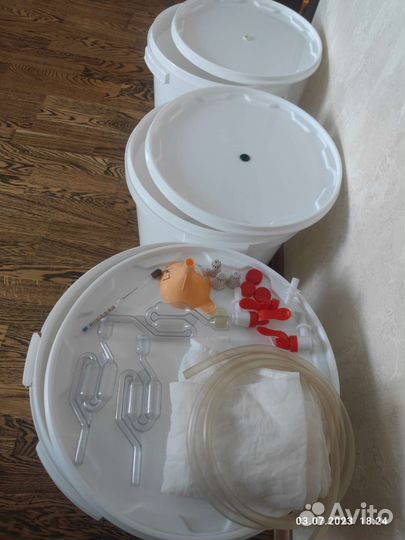 Бочка бак для брожения, набор для виноделия вина