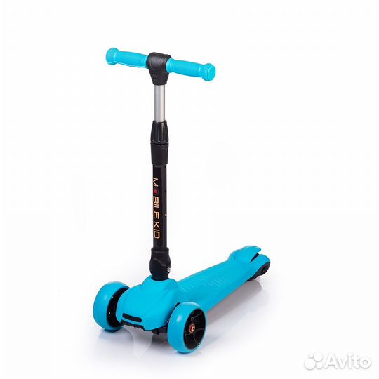 Самокат Mobile Kid Practico складной cyan