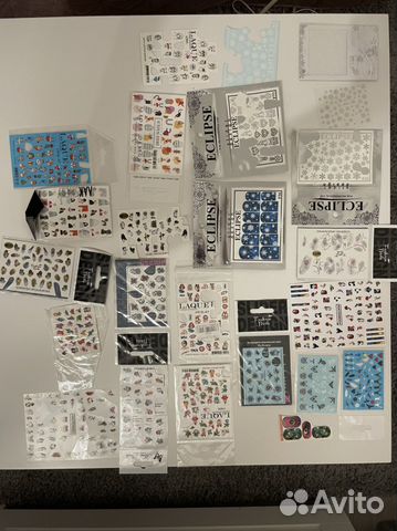 Наклейки слайдеры для дизайна ногтей