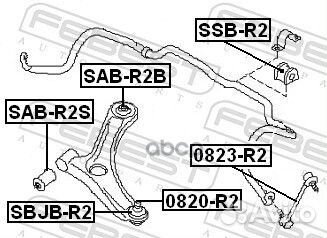 Опора шаровая переднего нижнего рычага subaru