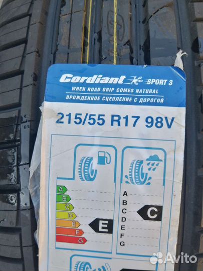 Cordiant Sport 3 215/55 R17 98V