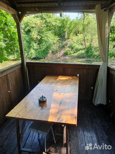 Сдается беседка на берегу речки