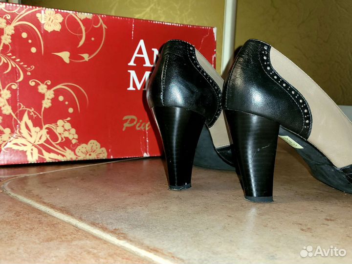 Туфли женские кожаные
