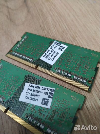 Оперативная память Samsung sodimm DDR4 2666MHz 2x4