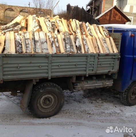 Дрова колотые Доставка в укладку и навапом