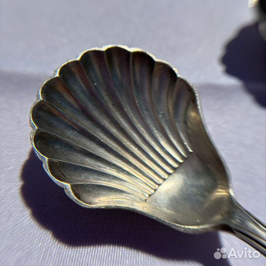 Винтажная ложка ракушка