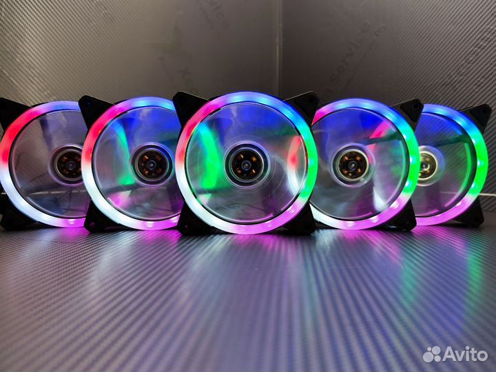 Вентилятор 120 mm DCBrushless FiveColor Rgb