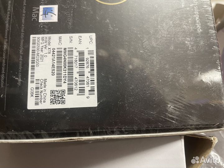 Wi-Fi роутер asus ZenWiFi AX (XT8), черный