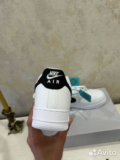 Nike Air Force 1 '07 Low White and Black оригинал