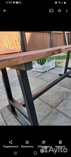 Лавочка садовая