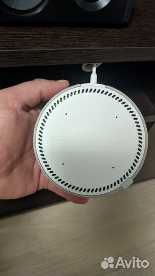 Яндекс станция мини с часами серый