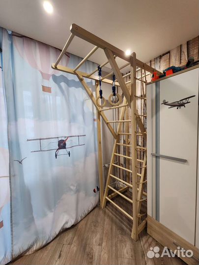 Детская шведская стенка деревянная