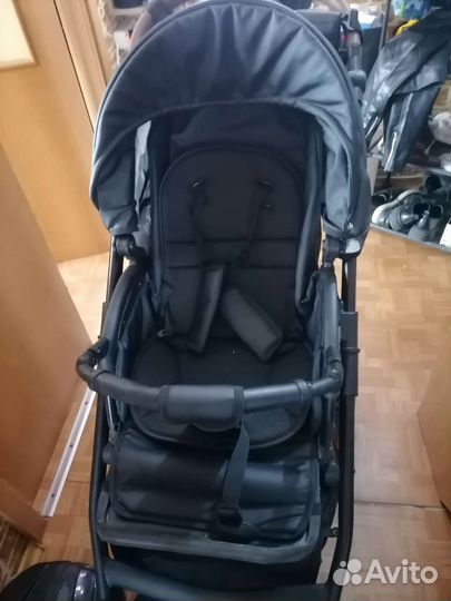 Коляска 2 в 1 эко кожа
