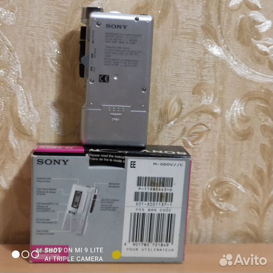 Кассетный диктофон Sony