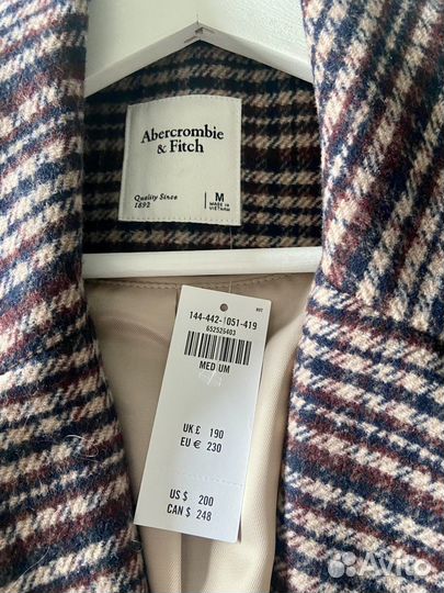 Пальто новое Abercrombie&Fitch