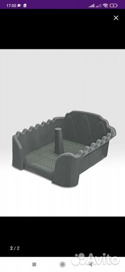 Лоток для собаки со столбиком