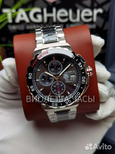 Тяжелые мужские часы Tag Heuer Formula 1