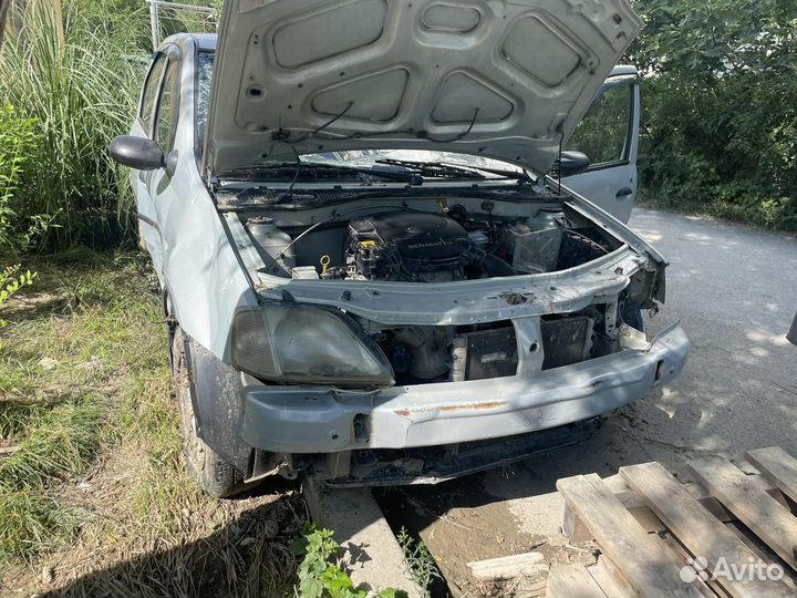 Renault Logan 1.4 МТ, 2007, битый, 320 000 км