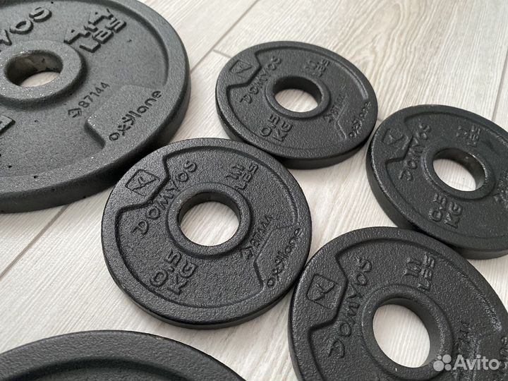 Набор штанга и гантели разборные kit bar 50KG
