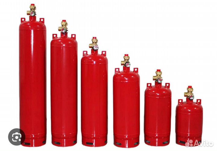 Баллоны и системы газового пожаротушения
