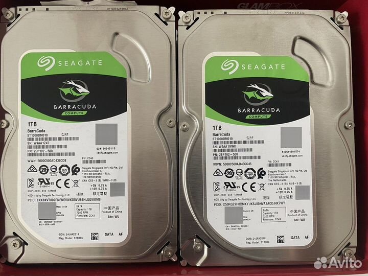 Жесткий диск 500GB/1TB