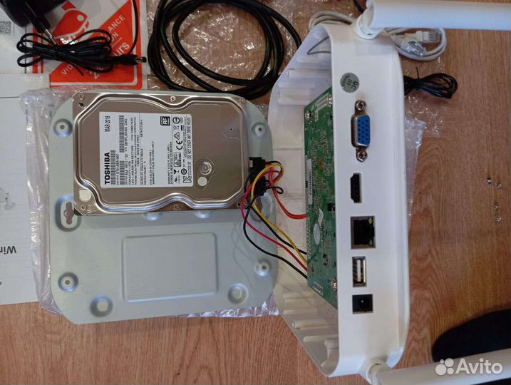 Готовый комплект видеонаблюдения Wifi + 1 Тб