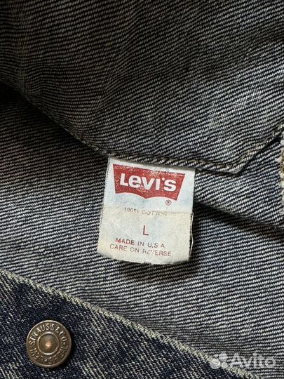 Винтажная джинсовка Levis hard washed оригинал