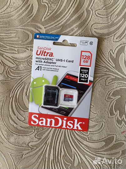 Карта памяти MicroSD 128