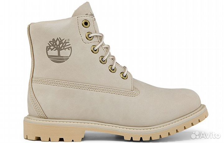 Timberland Paninara Collarless 6 Inch Wide Fit Waterproof Boots 'Light Grey Nubuck' Women's (39,5)