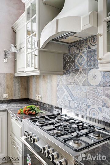 Кухни на заказ, Ясень, цвет 