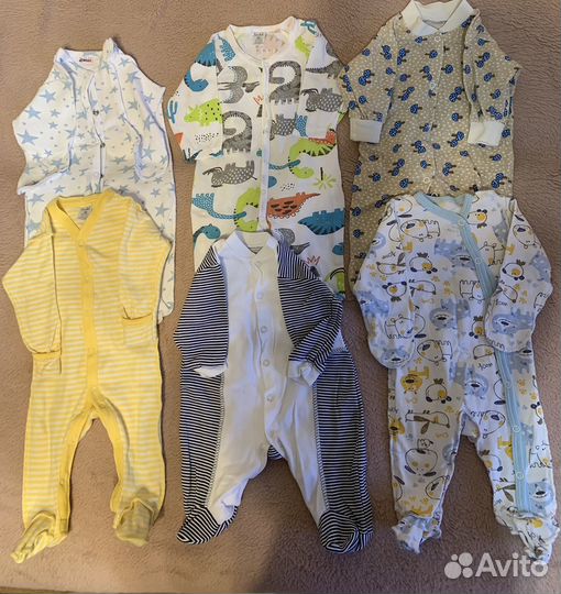 Детские вещи на новорожденного мальчика 56-62