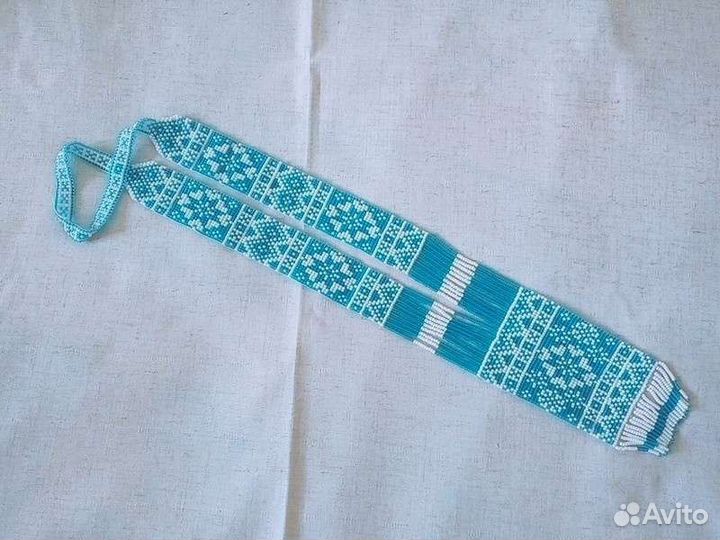Гердан, ожерелье из бисера