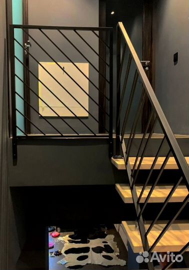 Металлокаркас для лестницы 