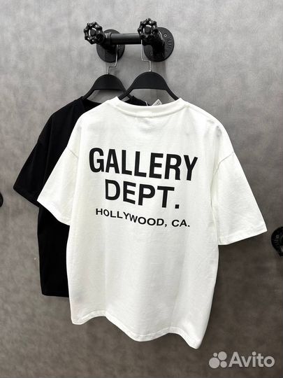 Футболка Gallery dept белая Оверсайз