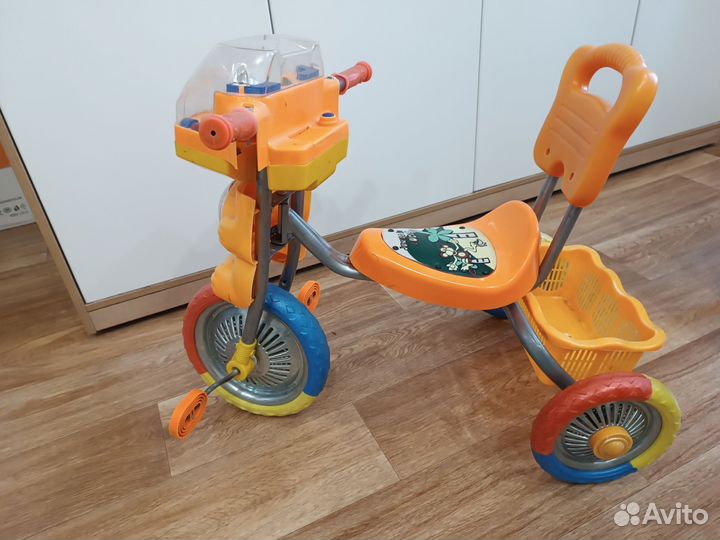 Детский трехколесный велосипед бу