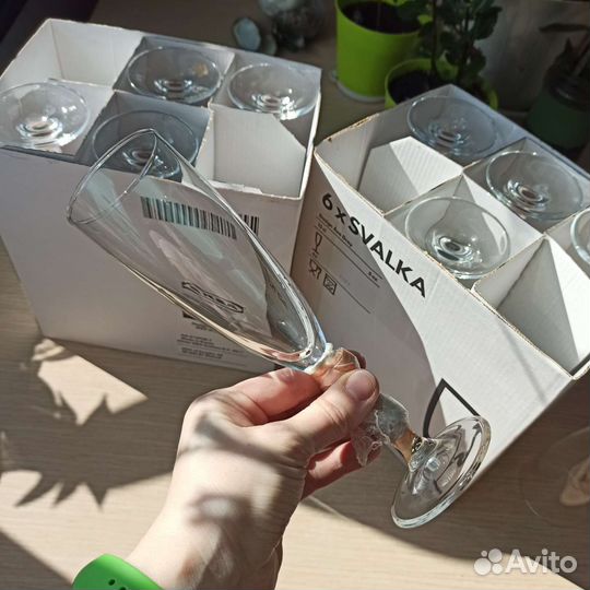 Фужеры Икея Свальк