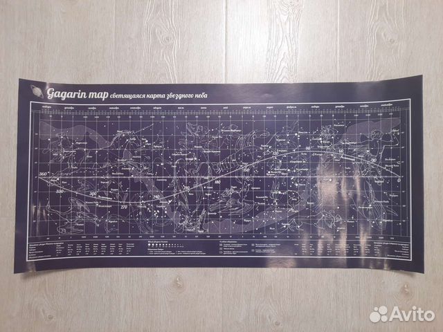 Карта звездного неба - Gagarin Map