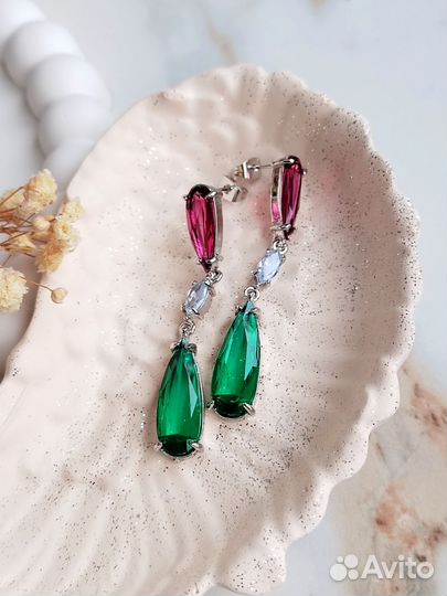 Серьги длинные