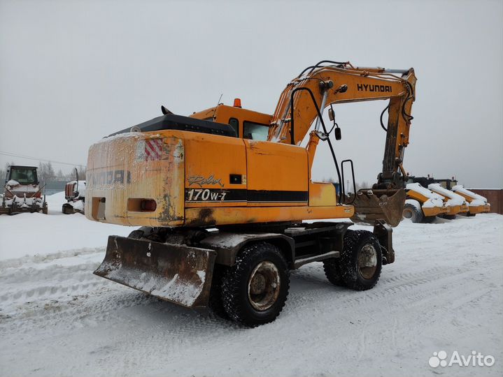 Колёсный экскаватор Hyundai R170W-7, 2005