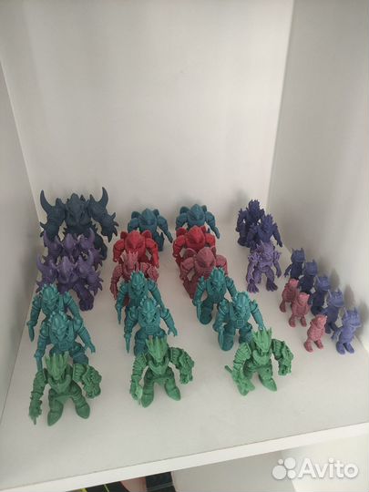 Солдатики от настолки из 90-х. олово. Робозвери