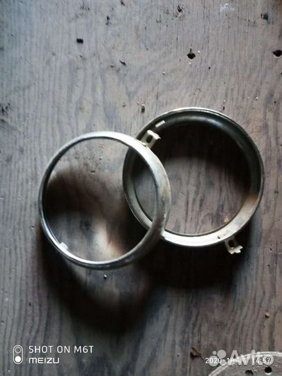 Обод фар хром